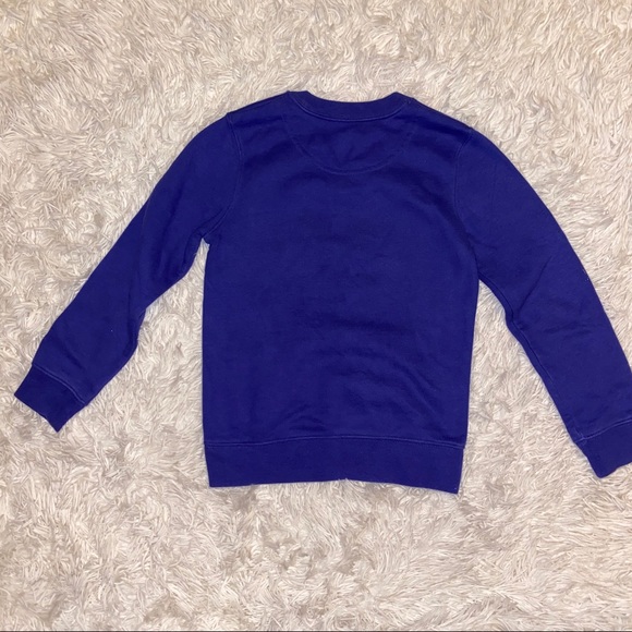 Blue Girls Crew Neck Hoodie - Picture 3 of 4